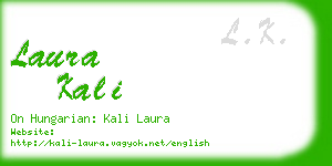 laura kali business card